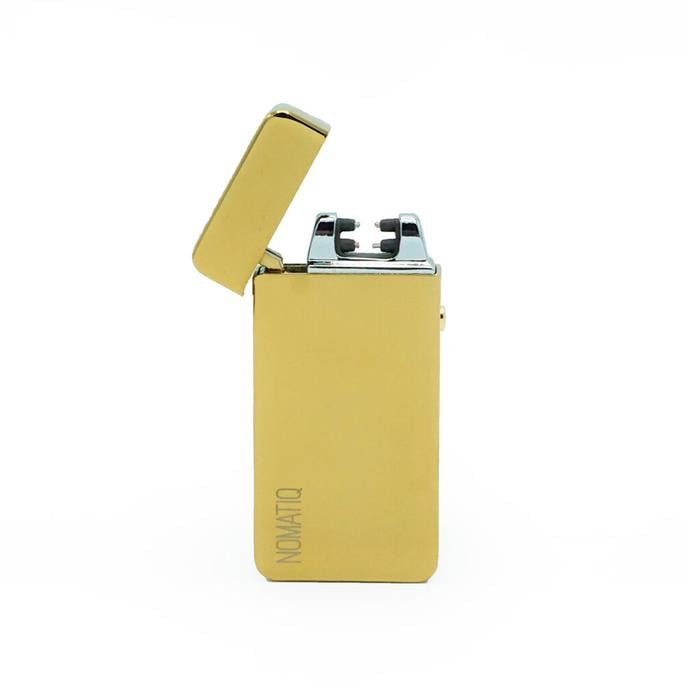 Image of Rechargeable Golden Dual Arc Lighter