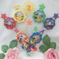Image 3 of Personalised Teletubbies Cake Topper, Personalised Teletubbies Centrepiece 