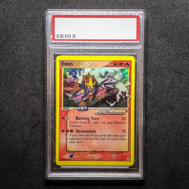 Entei Gold Star Unseen Forces Custom Slabbed Card Proxy