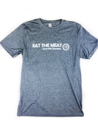 Image 1 of EAT THE MEAT - Dark Gray Unisex Tee