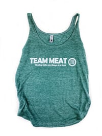 Image 1 of TEAM MEAT - Women's Tank in Green 