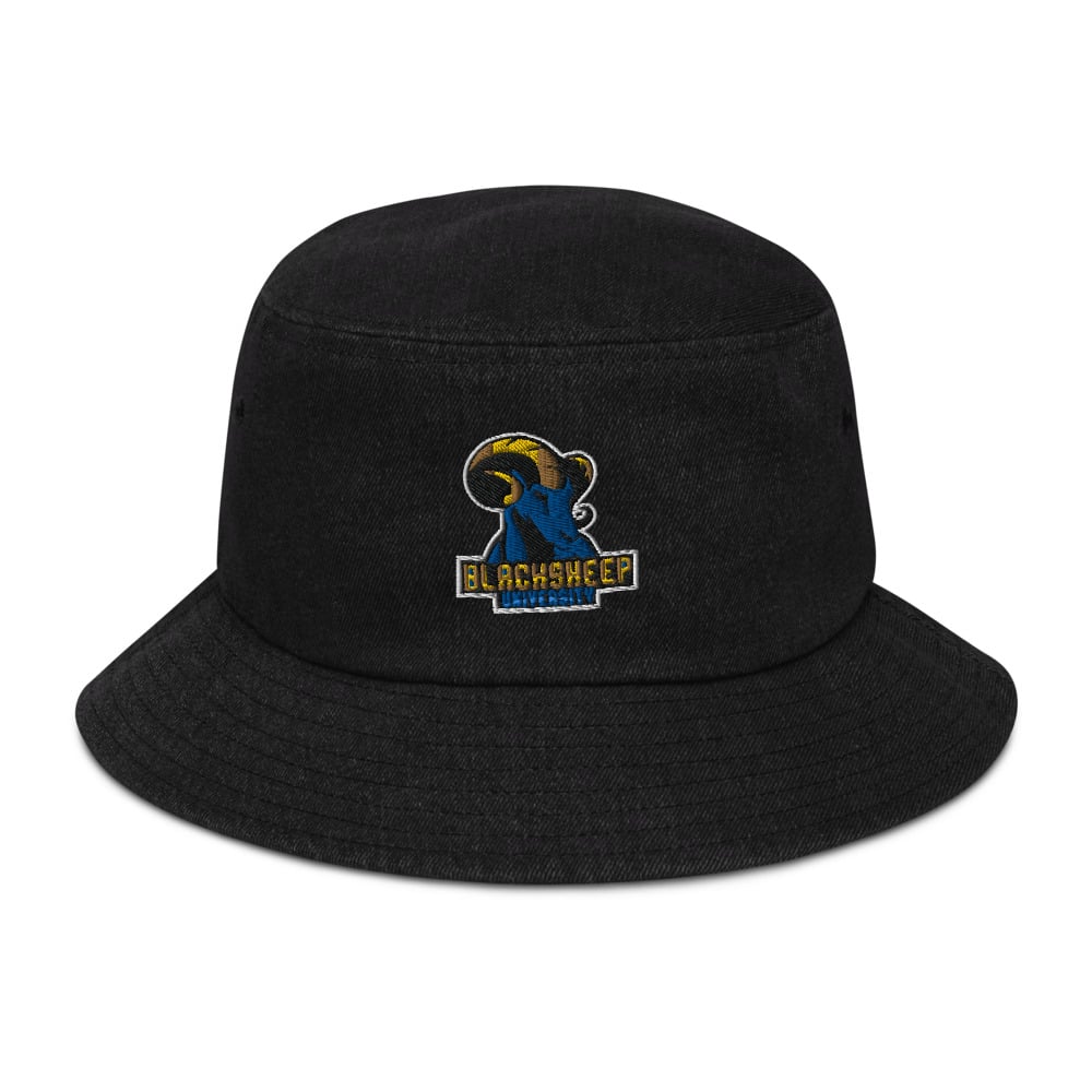 Image of Blacksheep University Denim bucket hat
