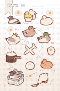 Image 2 of ducks... | Sticker Sheet & Magnets