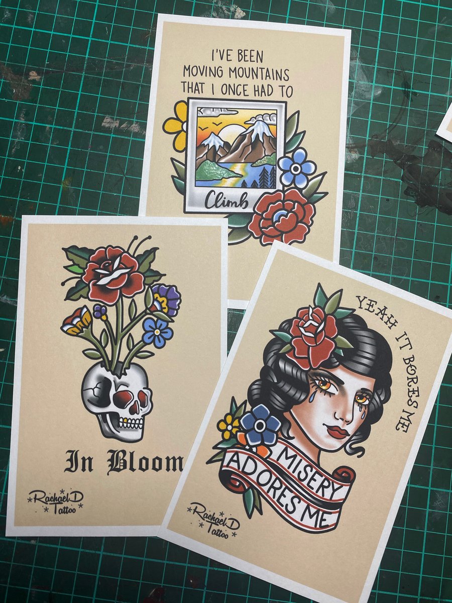 Neck Deep mini prints | RachaelDtattoo