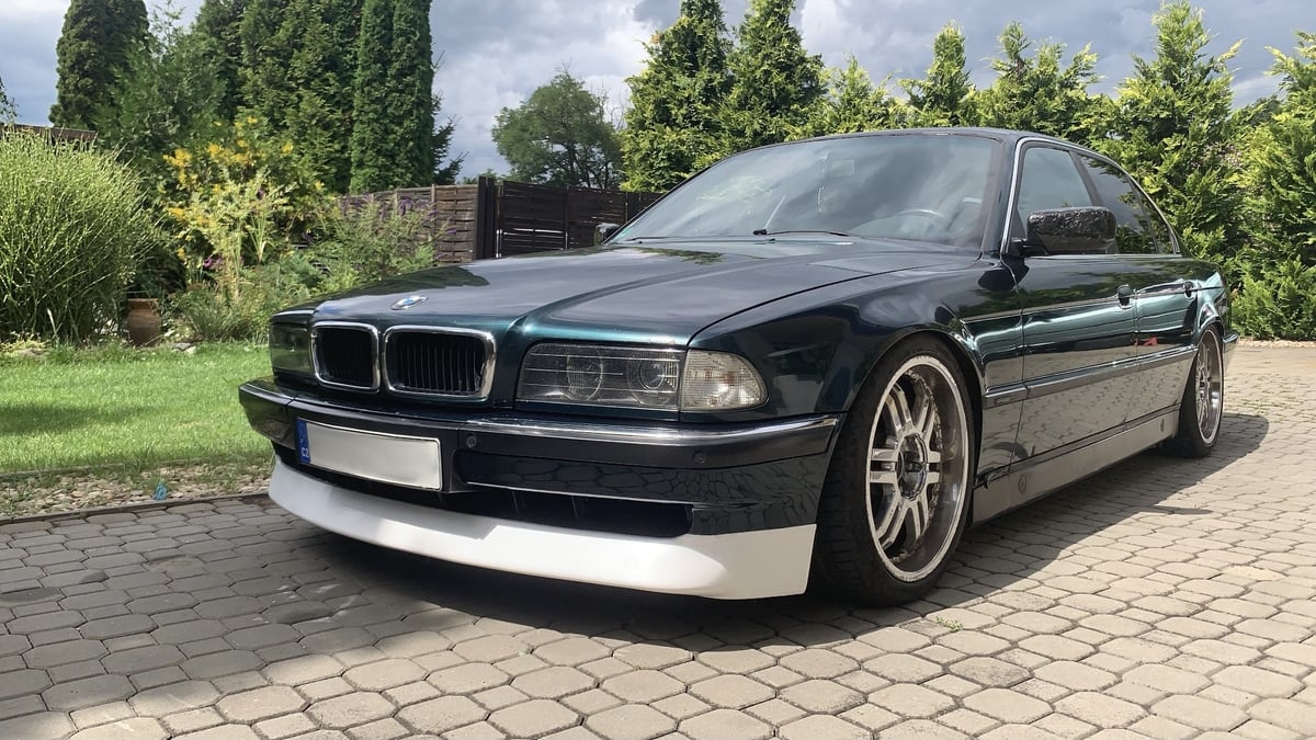 BMW E38 front bumper lip ACS style Domokun Rari
