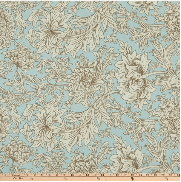 Image of Chrysanthemum Toile Sky Shade