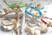 Image 4 of Beach Cord Bracelet, Starfish Bracelet,Beach Wish Bracelet,Beach Friendship Bracelet,Shell Bracelet