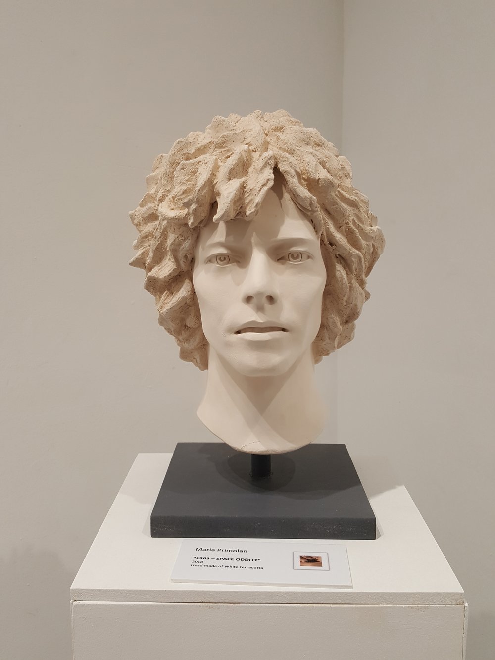 *SALE* 'Space Oddity' Full Head Sculpture - White Terracotta