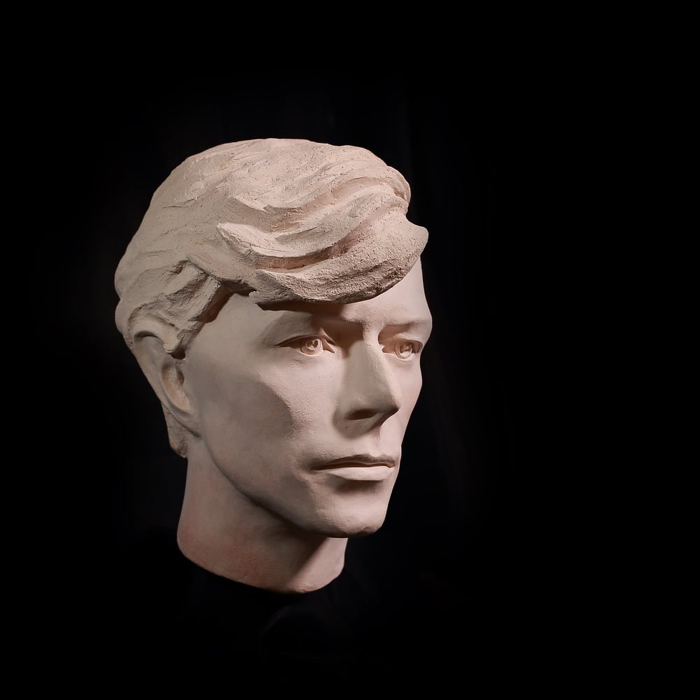 'Wild is The Wind' Face Sculpture - Marmorino