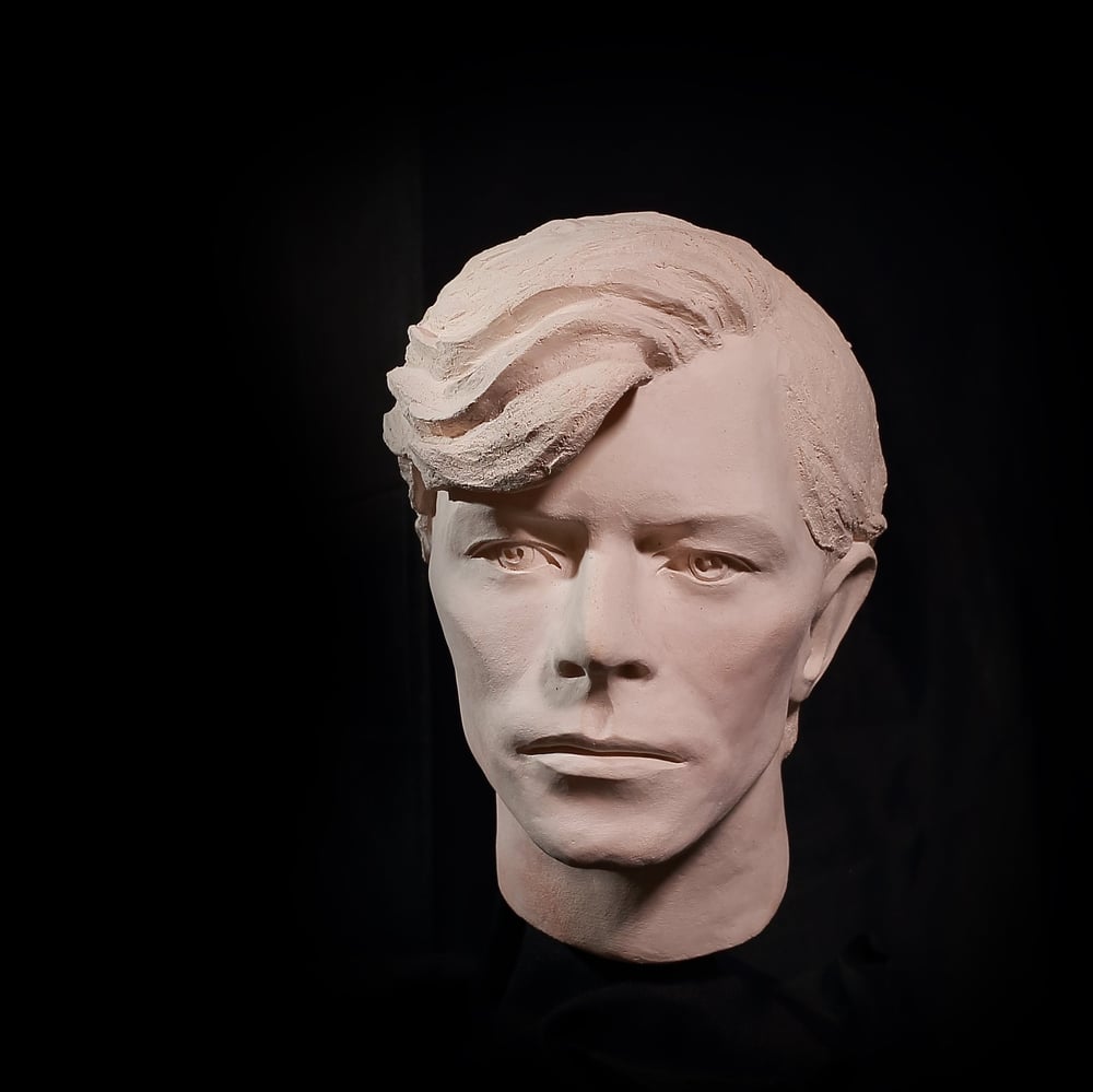 'Wild is The Wind' Face Sculpture - Marmorino