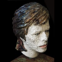 Image 2 of *SALE* 'Ziggy' Ceramic Sculpture (Unique Raku Piece)