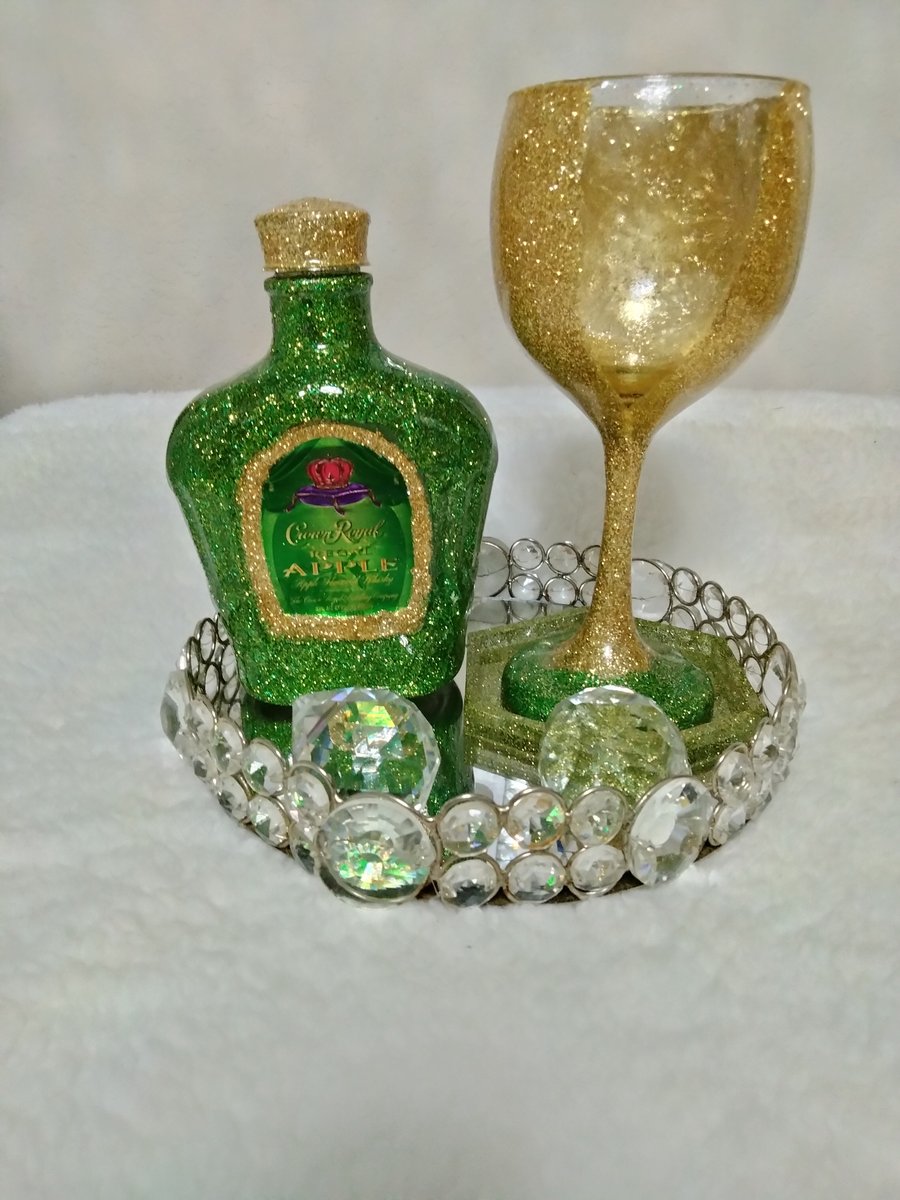 Glam Liquor Bottle Set Griffin Custom Designs