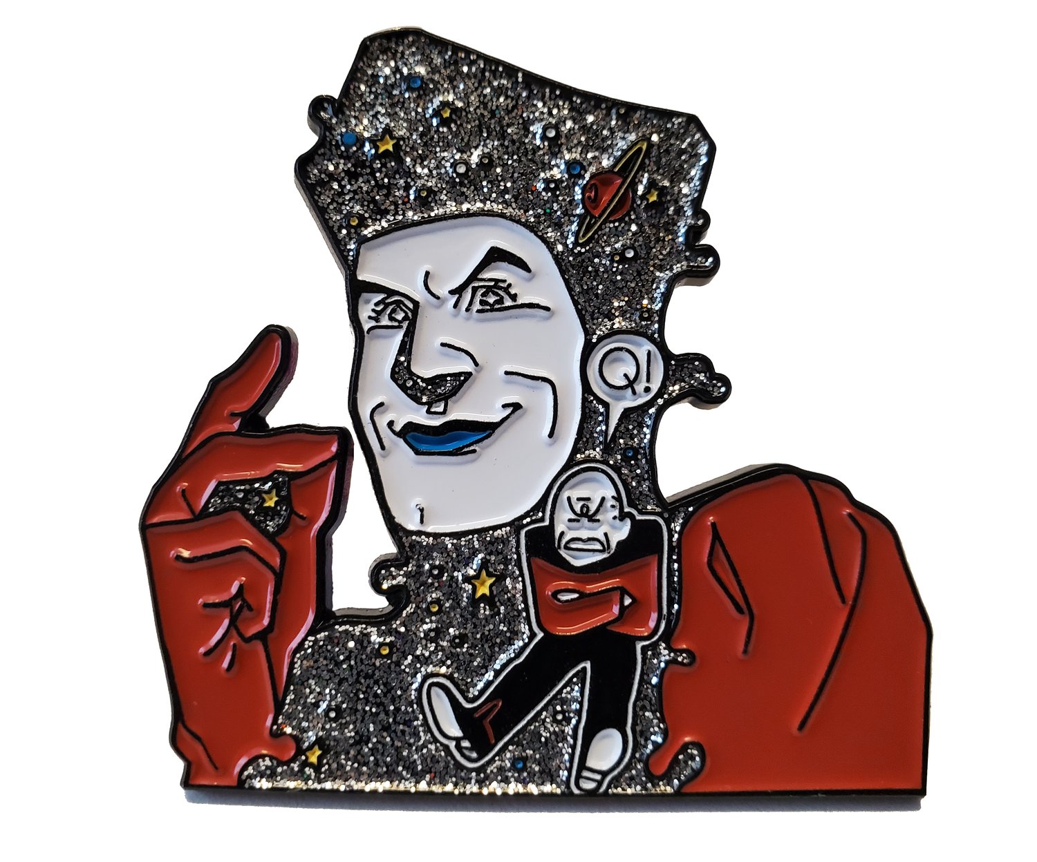 Image of Q & Picard Soft Enamel Pin