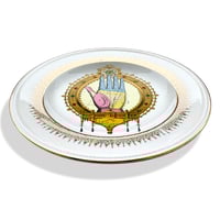 Image 2 of Left Hand - Vintage French porcelain plate - #0721