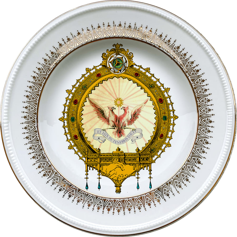 Image of  DAY - Vintage French porcelain plate - #0721