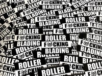 Roller F*cking Blading Sticker Pack