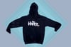 "TheHippieCrew" Hoodie - Black 