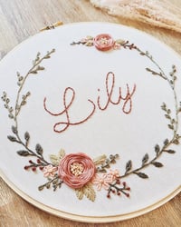 Personalised Name Hoop