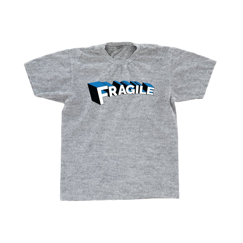 Image of Fragile Tee (Heather Grey)