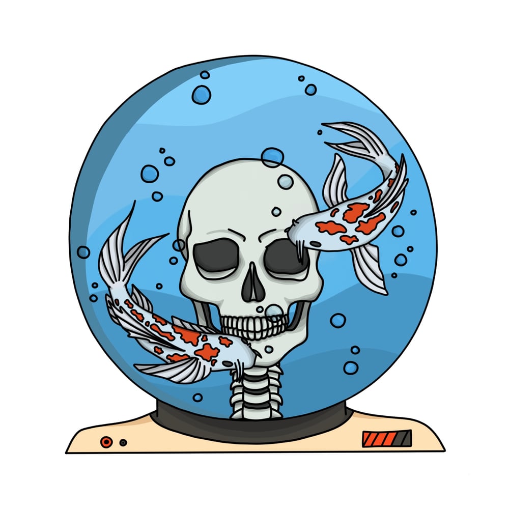 Image of life and death sticker