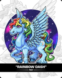 Image 1 of RAINBOW DASH (*UPDATED) - PRINT