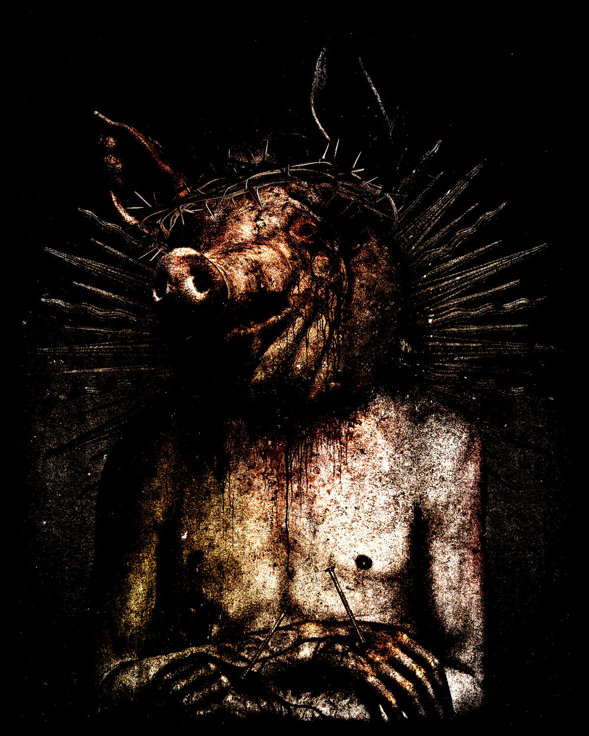 UVSS/Klanen "Devotional Howlings Of Desecration" T-Shirt