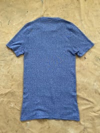 Image 3 of 70s BLUE MARL HELIX T-SHIRT