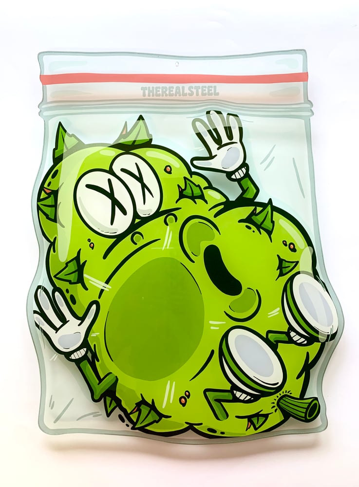 Image of ''Dead Bud Minigrip'' Plexiglas Cut