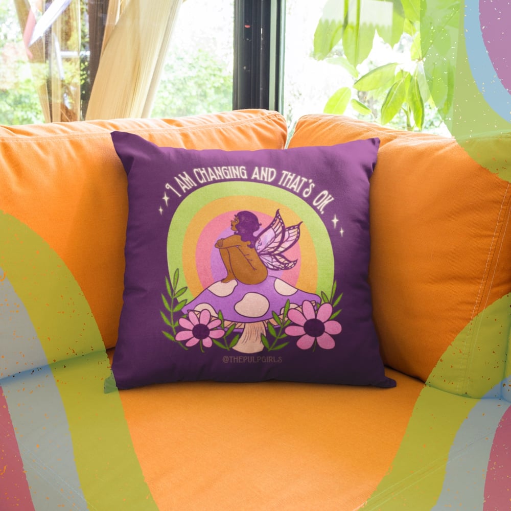 Image of I’M CHANGING THROW PILLOW