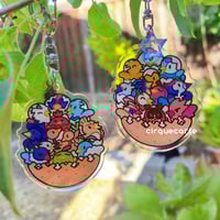 Image 1 of Pokebirds 2" Double-Sided Acrylic Charm