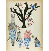 Image 1 of Card:Holiday Animals 