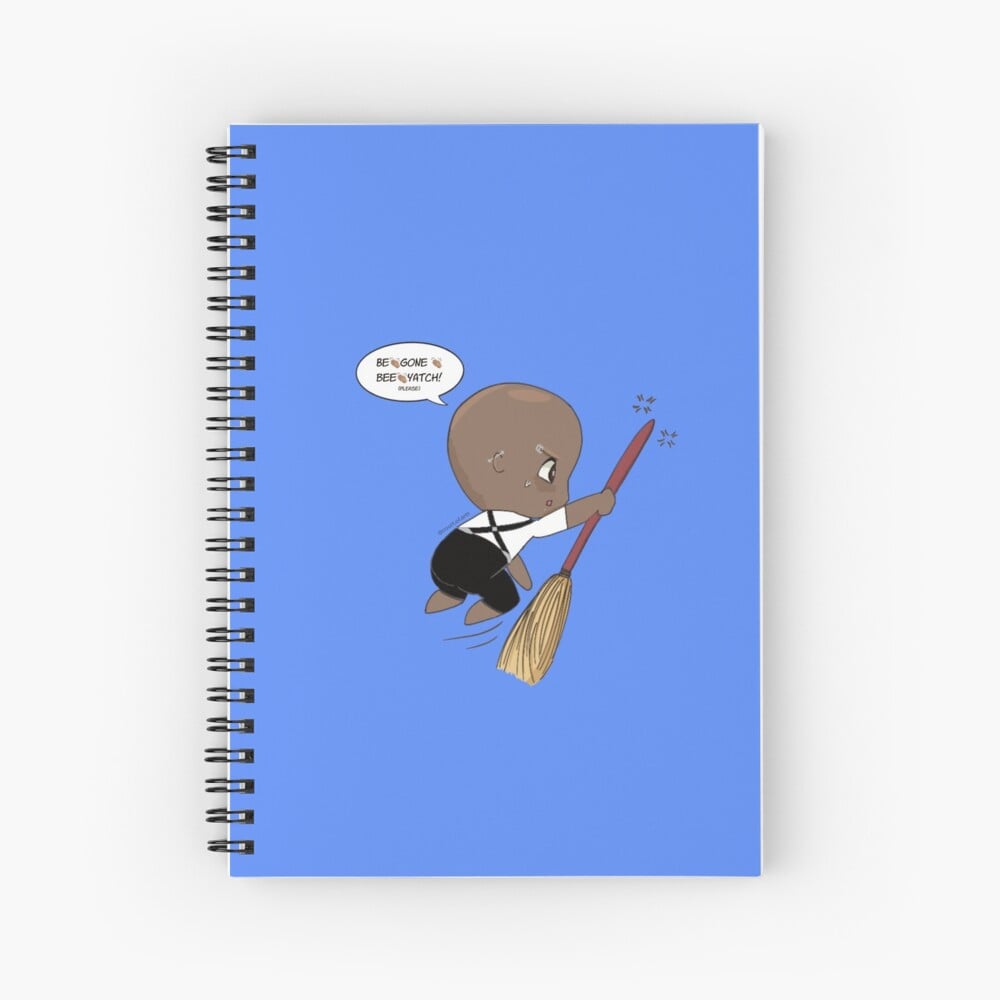 Image of "Be Gone!" Conjure Chibi Art Notebook