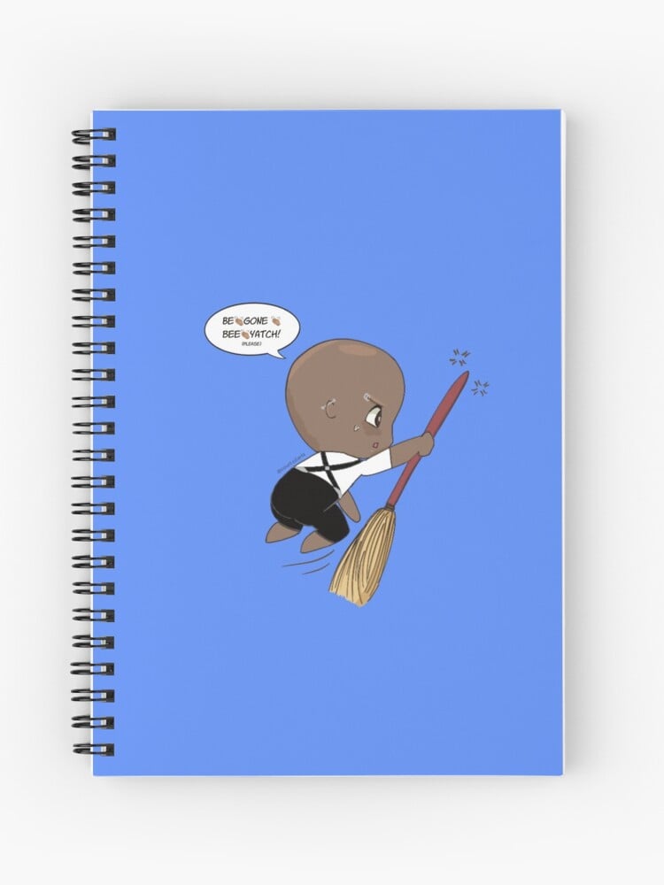 Image of "Be Gone!" Conjure Chibi Art Notebook