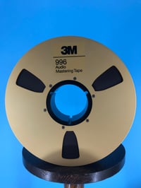 Image 1 of 3M 996 2" x 2500' High Output Reel Tape On 10.5" Gold Reel in TapeCare Case One Pass -Used
