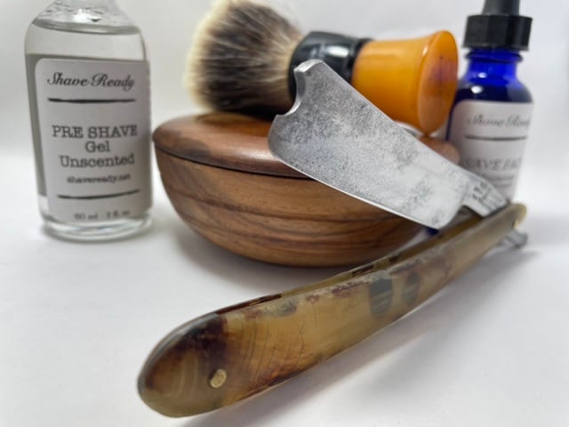 Image of Geo Manby Sheffield 6/8 Hollow Ground Shave Ready Straight Razor