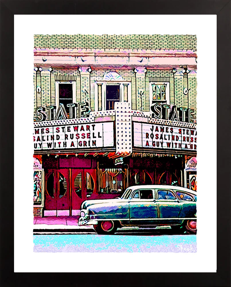 State Theater, Newark DE Giclée Art Print (Multi-size options)