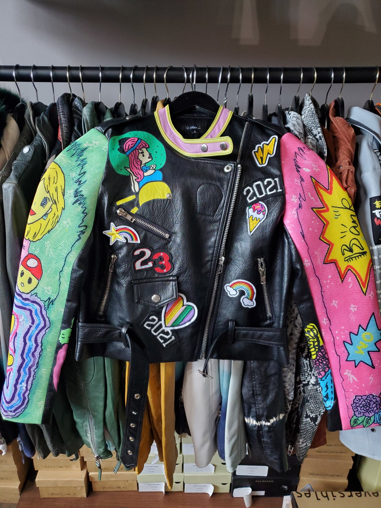 Image of The Graffiti Biker Jacket