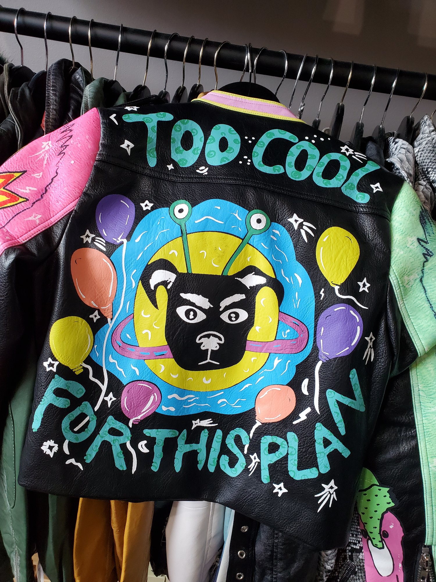 Image of The Graffiti Biker Jacket