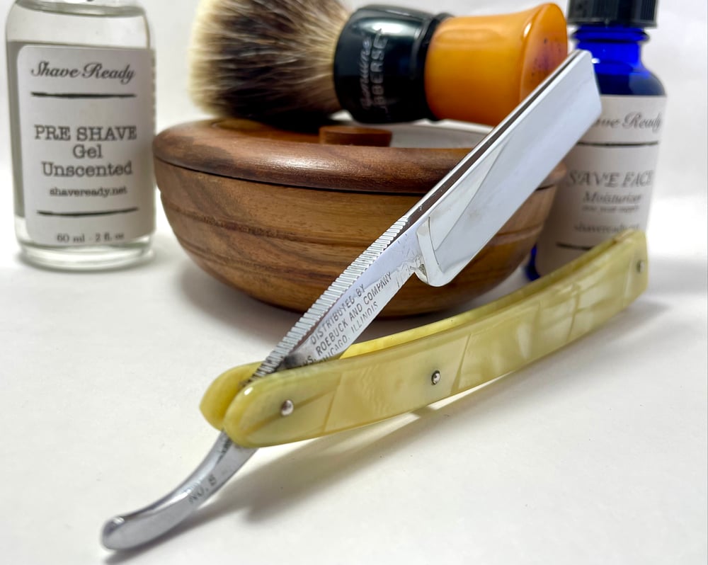 Image of Sta Sharp Fine Chromized Steel 6/8 Shave Ready Hollow Ground Straight Razor