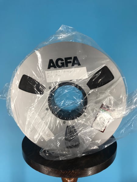 Image of AGFA 469 2" x 2500' Reel Tape On 10.5" Reel in Box One Pass -Used 