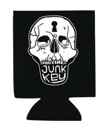 3 Skull Can Koozie Goth Coolie Bottle Cooler Drink Cozy Pirate Punk Metal  Three