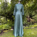 Image of Ocean "Beverly" Dressing Gown w/ Crystal Button Cuffs
