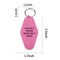 Image 2 of CLUELESS MOVIE QUOTE MOTEL KEYCHAIN