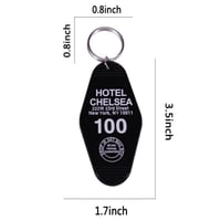 Image 2 of HOTEL CHELSEA MOTEL KEYCHAIN