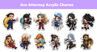 Ace Attorney Acrylic Charms [PRE-ORDER]