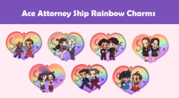 Ace Attorney Ship Rainbow Charms [PRE-ORDER]