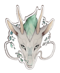 Haku — Clear Acrylic Pin