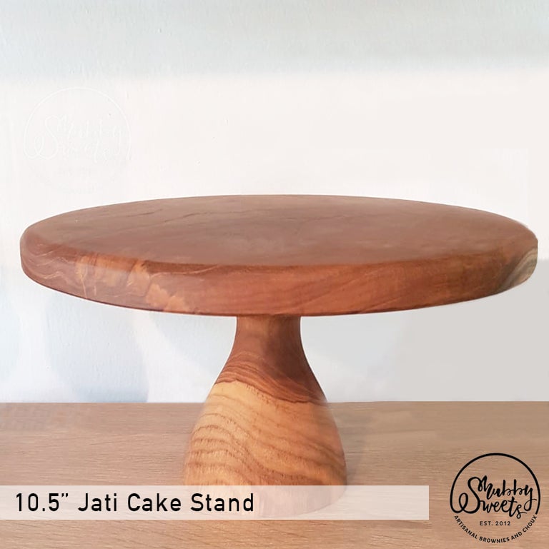 10.5" Jati Cake Stand
