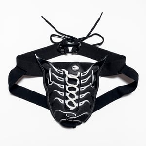 Image of SNEAKER JOCKSTRAP A01 / BLACK - WHITE