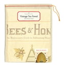 Bees & Honey Print Cotton Tea Towel - Cavallini Collection